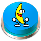 Banana Jelly Button-icoon