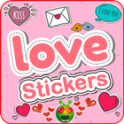 Romantic Love Stickers WAStick-icoon