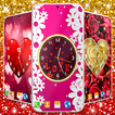 ”Love Hearts Clock Wallpaper