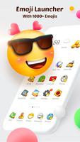 Poster Emoji Launcher- Love emoji & gif stickers