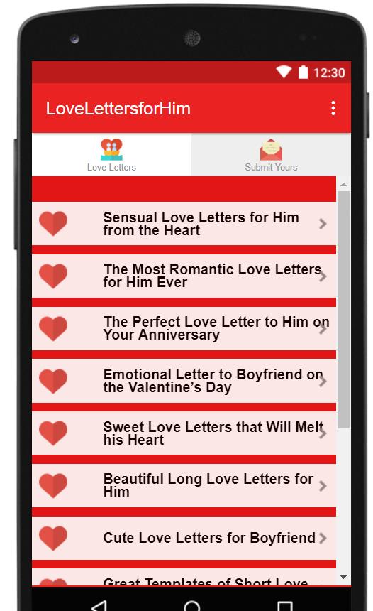 Sweet Love Letter To Boyfriend from image.winudf.com