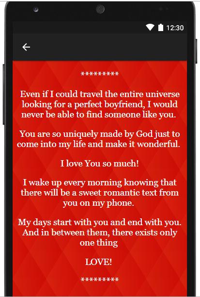 Deep Love Messages For Boyfriend For Android Apk Download