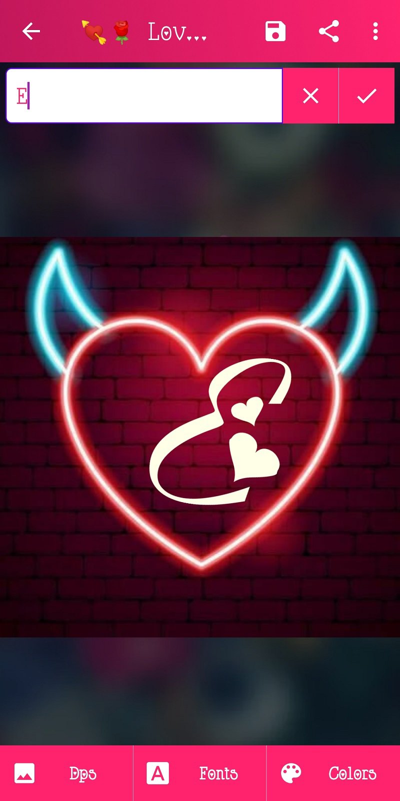 Love Name Art Love Letter Dp Maker For Android Apk Download