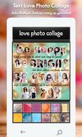Love Photo Collage Plakat