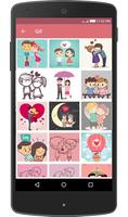 Kiss Emoji Gif Stickers poster