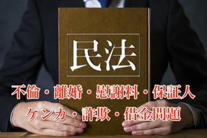 法律相談より役に立つ！民法の知識・雑学・豆知識クイズアプリ скриншот 1