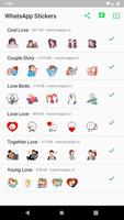 Love stickers for WhatsApp - WAStickerApps پوسٹر