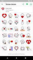Love stickers for WhatsApp - WAStickerApps اسکرین شاٹ 1
