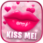 لعبة التقبيل - قبلة حب أيقونة