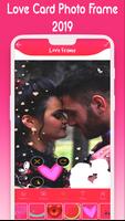 Love Card Photo Frame Cartaz