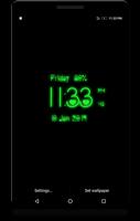 Love Digital Clock الملصق