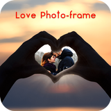 Love photo frame , Romantic photo frame icône