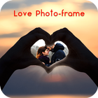 Love photo frame photo editor icon