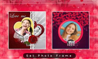 Love photo frame - Romantic ph Affiche