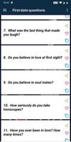 First Date Questions screenshot 1