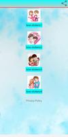 Love story stickers for whatsapp -alyelkilany apps Affiche