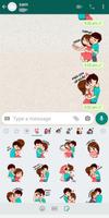 Love story stickers for whatsapp -alyelkilany apps capture d'écran 2