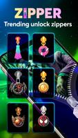 Zipper Lock Screen: Zip Locker скриншот 1