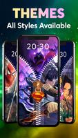 Zipper Lock Screen: Zip Locker скриншот 3