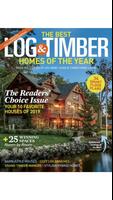 Log Home Living Affiche