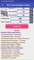 RCC Concrete Beam Calculator syot layar 1