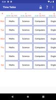 Time Table โปสเตอร์