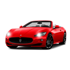 Luxury Car Rental. VIP car hire icon