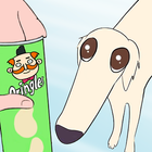 Long Dog - Borzoi Dog-icoon