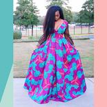 Long Dresses Kitenge Styles