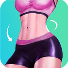 Lose belly fat at home icon