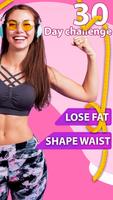 Lose belly fat at home poster