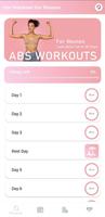 Women Abs Workout 30 Day Fitne 海報