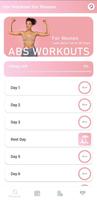 Women Abs Workout 30 Day Fitne Affiche