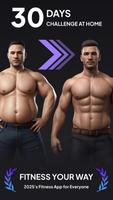 Weight loss in 30 days workout poster