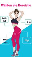 Weibliche Fitness Plakat