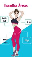 Fitness feminino Cartaz