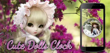 Cute Dolls Clock LiveWallpaper