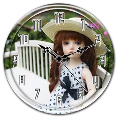 Cute Dolls Clock LiveWallpaper APK Herunterladen