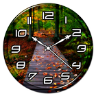 Autumn Clock Live Wallpaper أيقونة