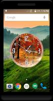 Autumn Clock Live Wallpaper captura de pantalla 3