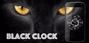 Black Clock Live Wallpaper