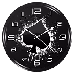 Black Clock Live Wallpaper APK download