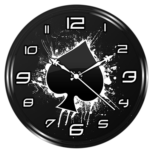 Black Clock Live Wallpaper