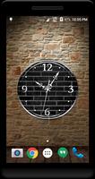Black Clock Live Wallpaper 海报