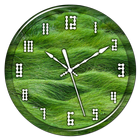 Grass Clock Live Wallpaper simgesi