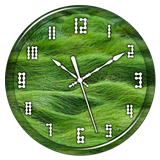 Grass Clock Live Wallpaper icône
