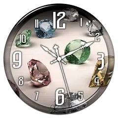 Diamond Clock Live Wallpaper