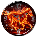 Fire Clock Live Wallpaper APK