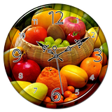 Fruits Clock Live Wallpaper icône