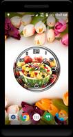 Fruits Clock Live Wallpaper capture d'écran 2